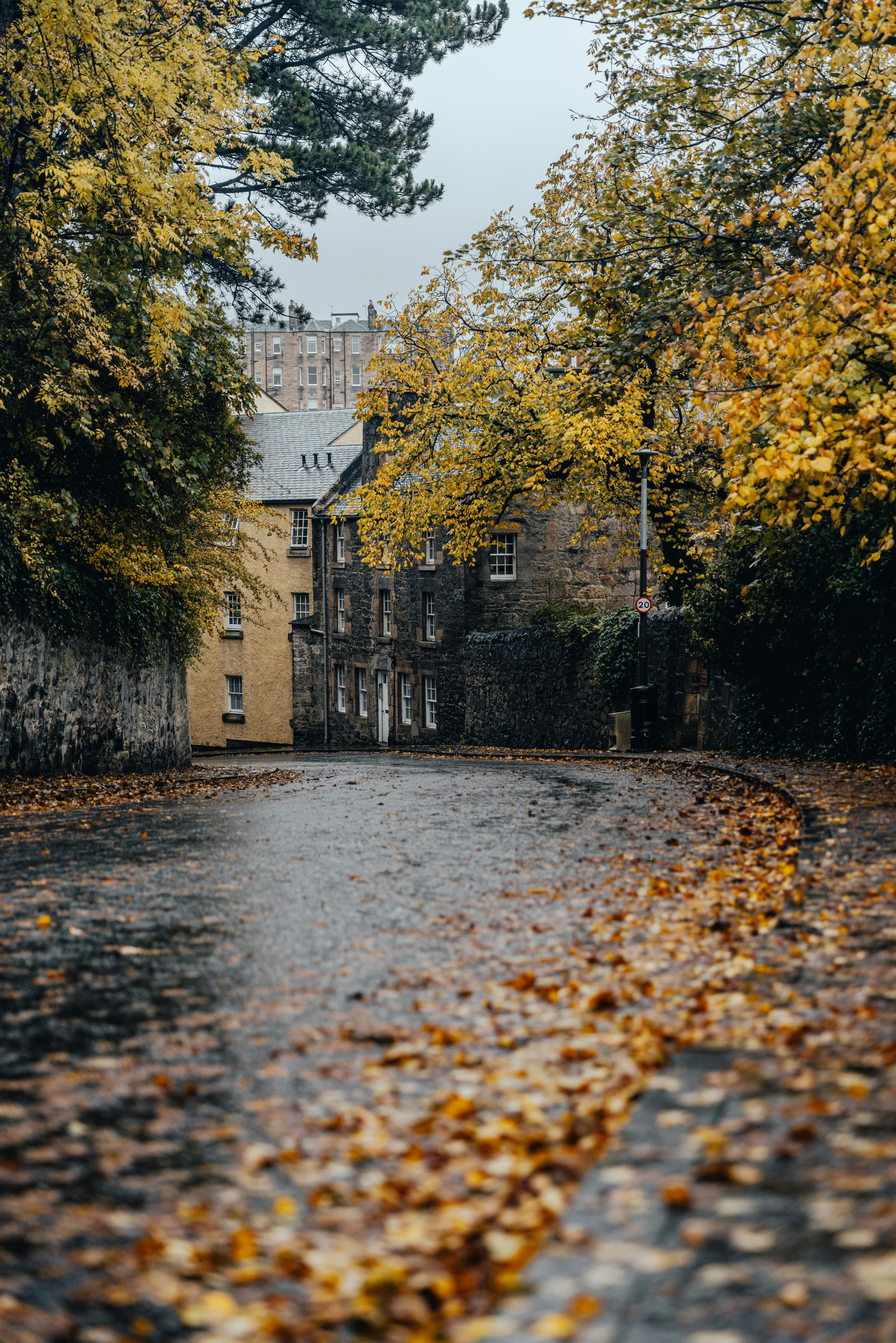 A typical Georgian street in Bath, England